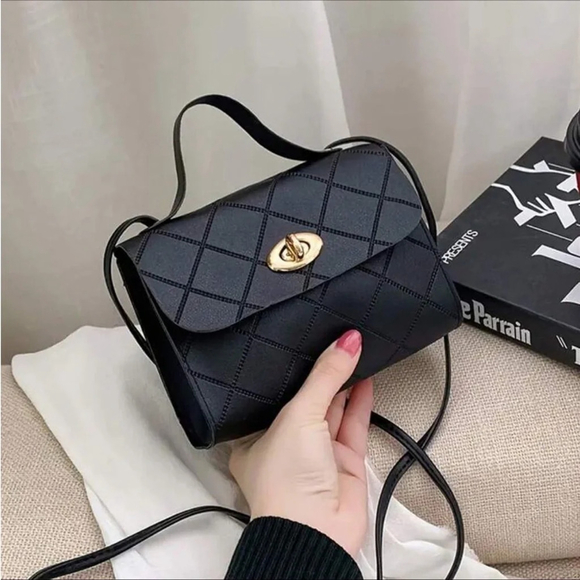 Handbags - ⚠️Clearance Mini Black Embossed Shoulder / Crossbody Bag